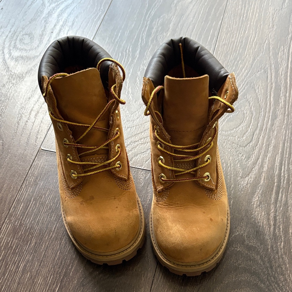 Timberland Kids Brown Lace-Up Boots